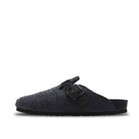 The Shoe Surgeon Luxe Black Python MuleMen's Size 8Women's Size 9.5